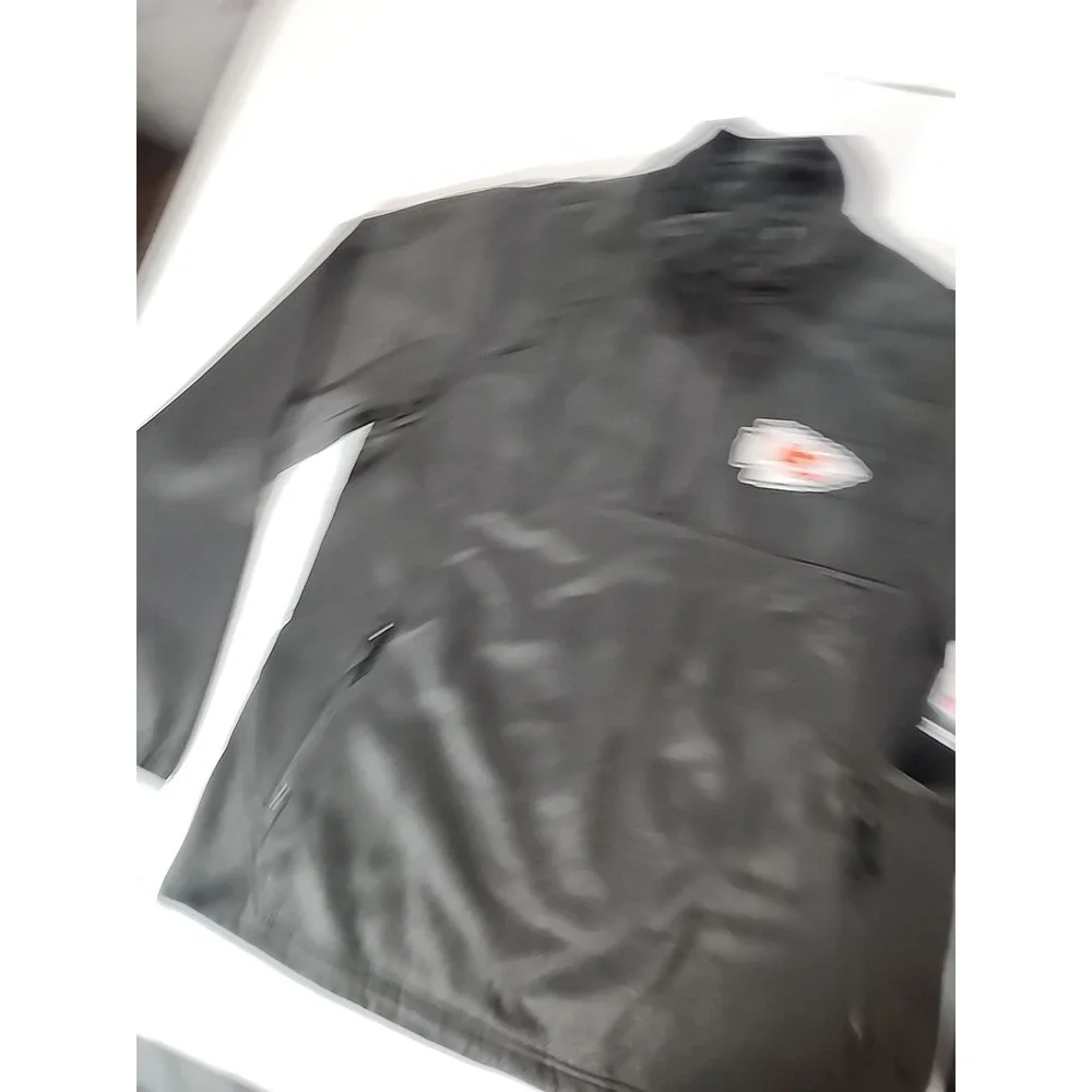 Kansas City Chiefs Dunbrooke Pathfinder Quarter‑Zip Jacket Men's XL Black NWT